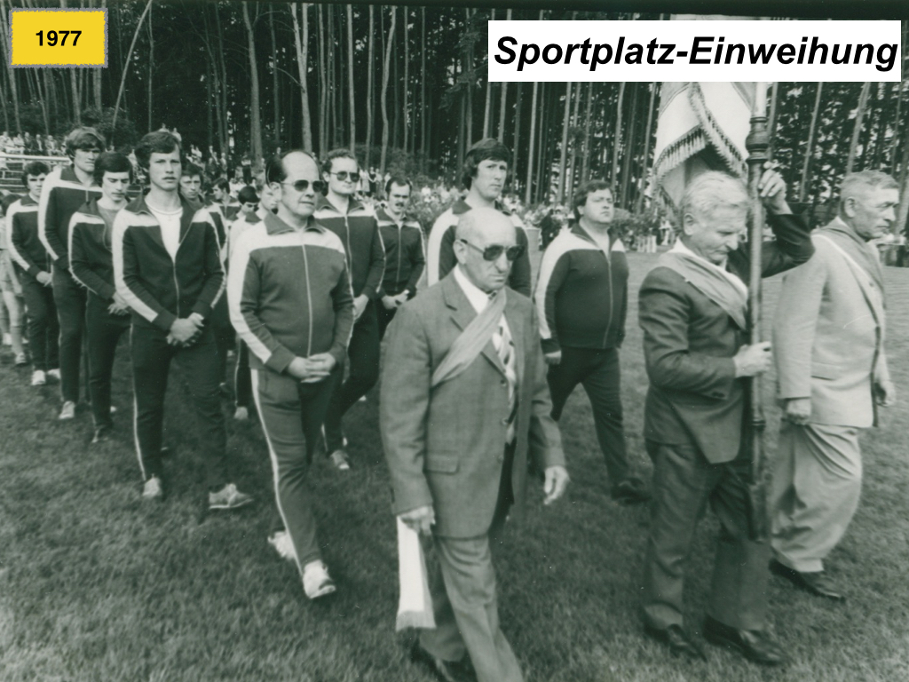 1977 sportplatzeinweihung