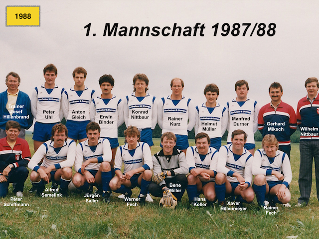 1987 88 1.Mannschaft