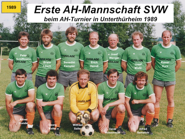 1989 AH Mannschaft